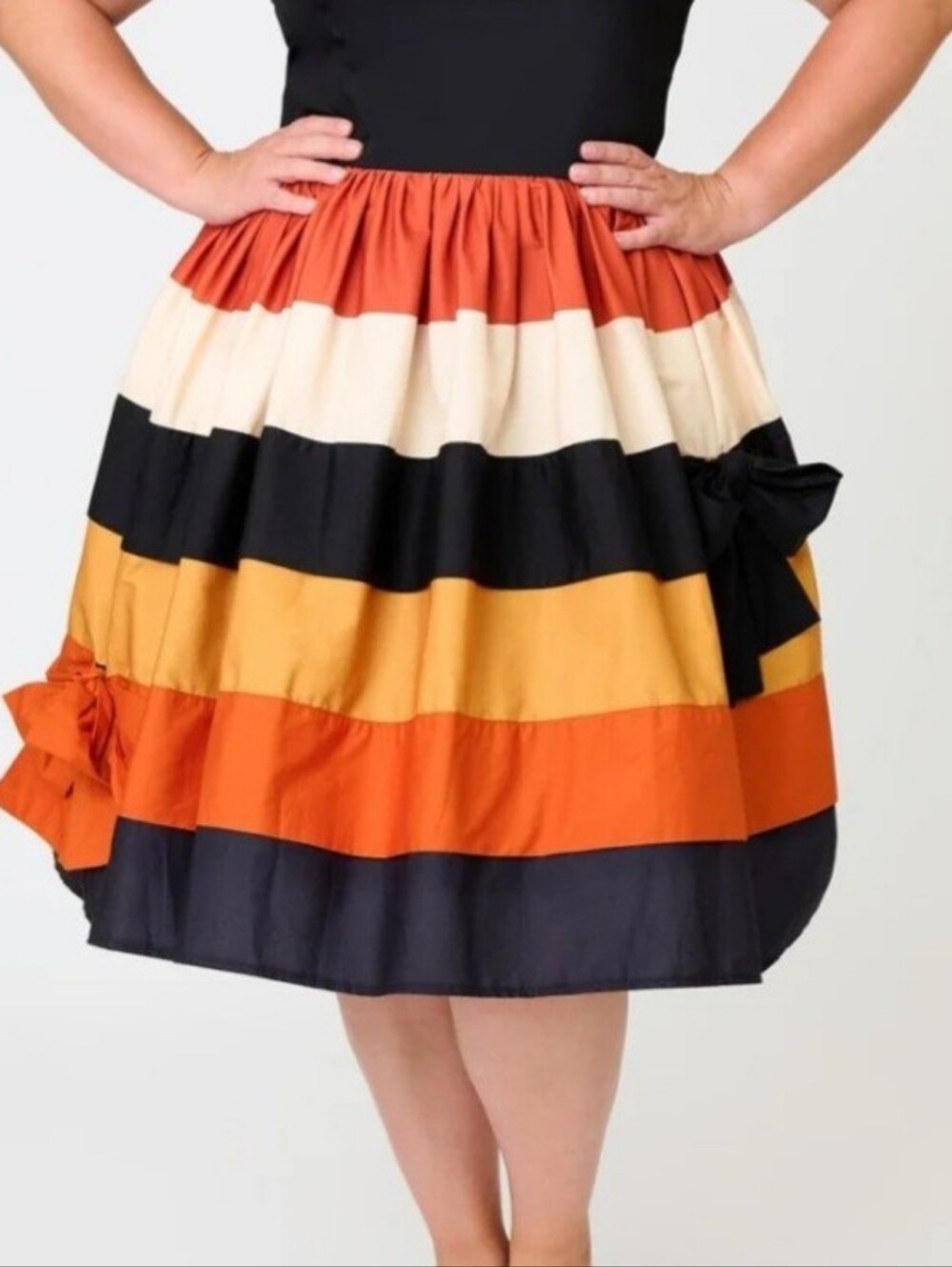 Unique Vintage Candy Corn Skirt
